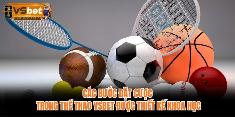 Các bước đặt cược trong Thể Thao VSBET được thiết kế khoa học